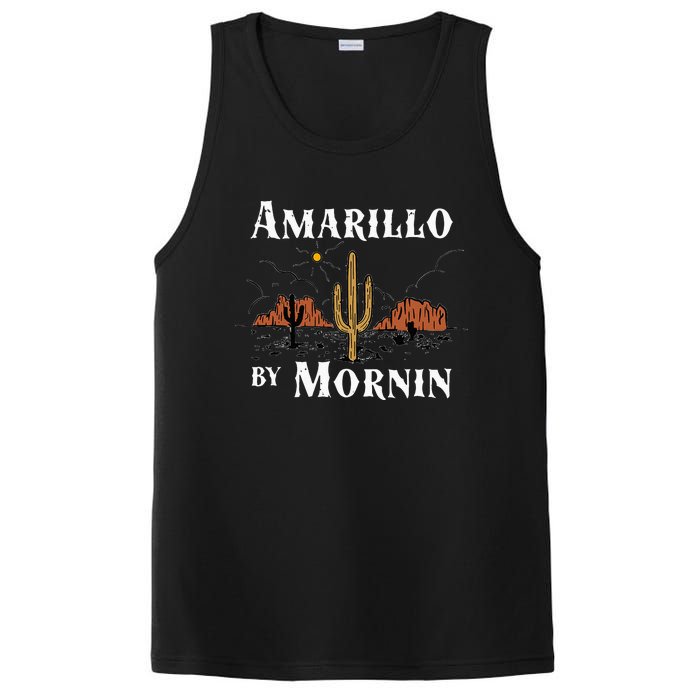 Amarillo By Morning Country Music Western PosiCharge Competitor Tank