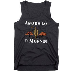 Amarillo By Morning Country Music Western Tank Top