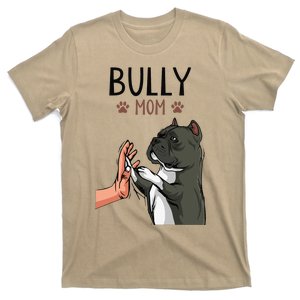 American Bully Mom Cute Dog Mama Funny Women T-Shirt