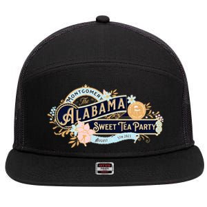 Alabama Brawl Montgomery Riverfront Brawl Alabama Boat Fight 7 Panel Mesh Trucker Snapback Hat