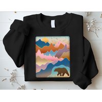 Abstract Bear Mountain Wilderness Sweatshirt