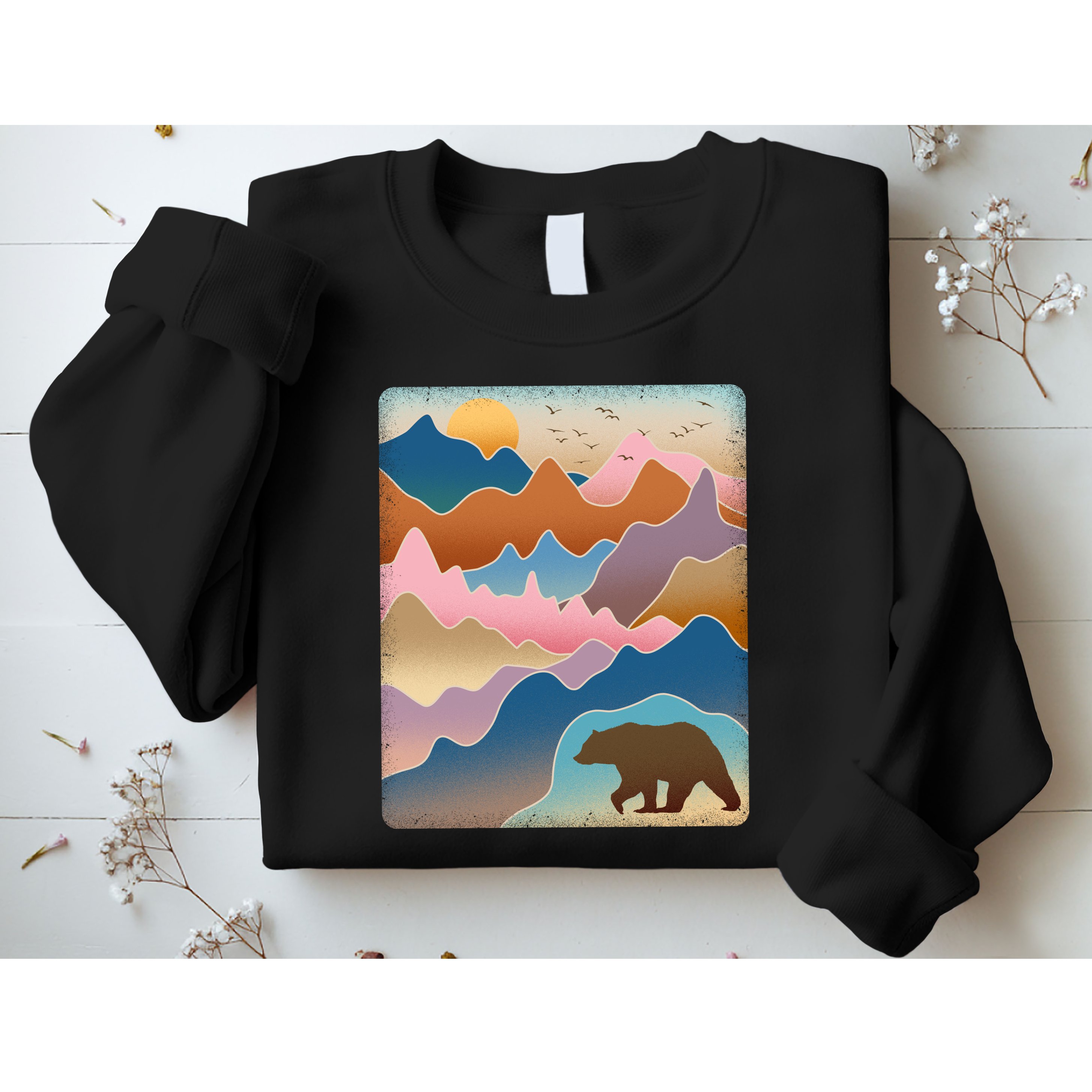 Abstract Bear Mountain Wilderness Sweatshirt