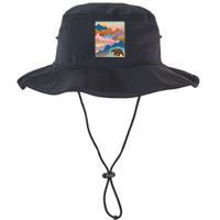 Abstract Bear Mountain Wilderness Bucket Hat