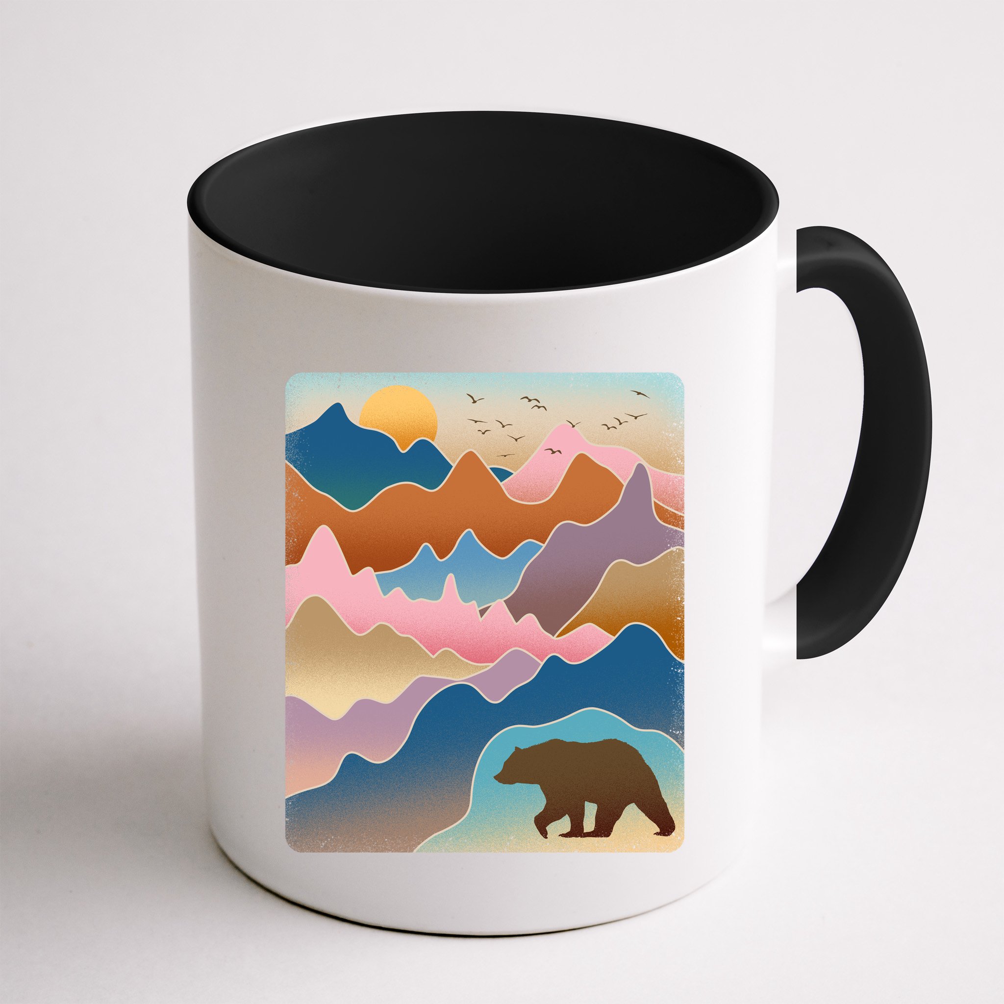 Abstract Bear Mountain Wilderness Mug