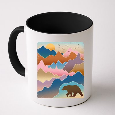 Abstract Bear Mountain Wilderness Mug
