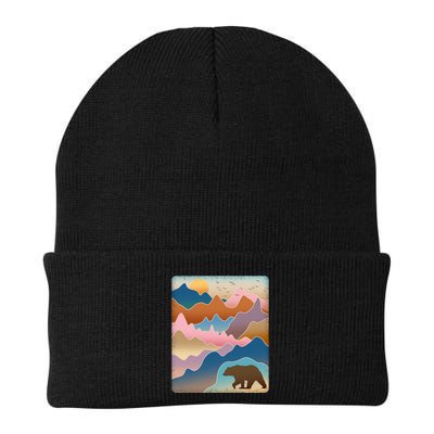 Abstract Bear Mountain Wilderness Beanie