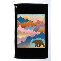 Abstract Bear Mountain Wilderness Golf Towel