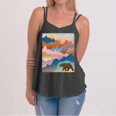 Abstract Bear Mountain Wilderness Women's Strappy Tank