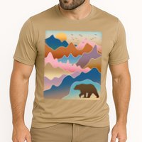 Abstract Bear Mountain Wilderness Cooling Performance Crew T-Shirt