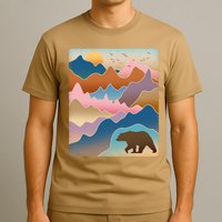 Abstract Bear Mountain Wilderness T-Shirt