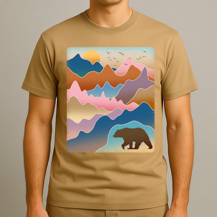 Abstract Bear Mountain Wilderness T-Shirt