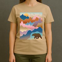 Abstract Bear Mountain Wilderness T-Shirt