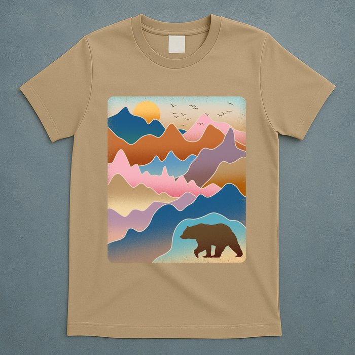 Abstract Bear Mountain Wilderness T-Shirt