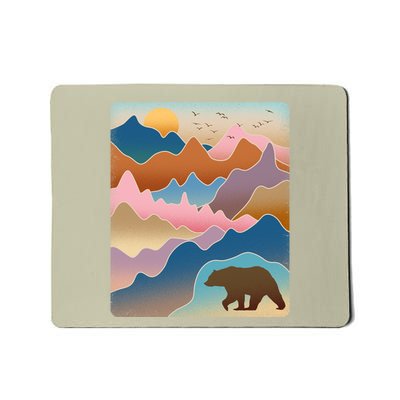 Abstract Bear Mountain Wilderness Mousepad