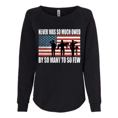 America Brave Military Soldier Us Flag Veteran Cool Gift Womens California Wash Sweatshirt