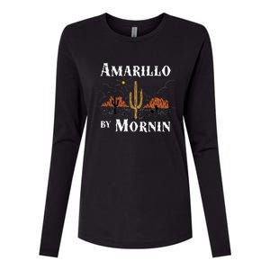 Amarillo By Morning Country Music Western Womens Cotton Relaxed Long Sleeve T-Shirt