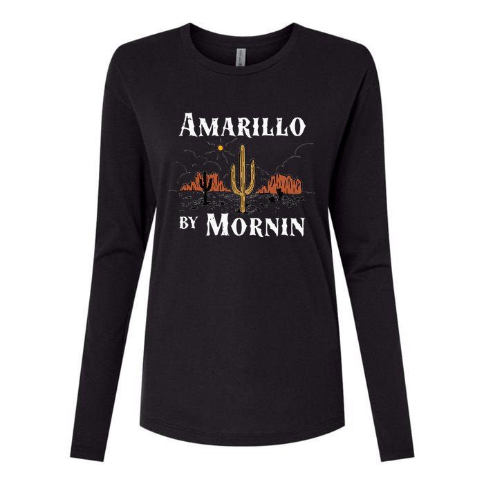 Amarillo By Morning Country Music Western Womens Cotton Relaxed Long Sleeve T-Shirt