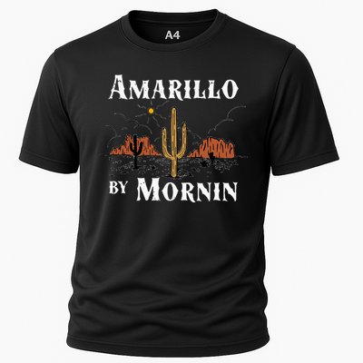 Amarillo By Morning Country Music Western Cooling Performance Crew T-Shirt