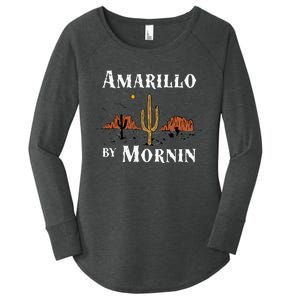 Amarillo By Morning Country Music Western Women's Perfect Tri Tunic Long Sleeve Shirt