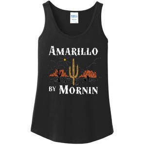 Amarillo By Morning Country Music Western Ladies Essential Tank