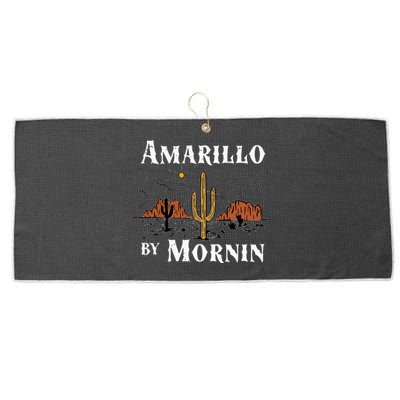 Amarillo By Morning Country Music Western Large Microfiber Waffle Golf Towel