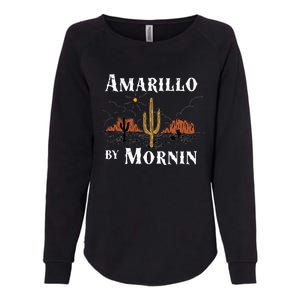 Amarillo By Morning Country Music Western Womens California Wash Sweatshirt