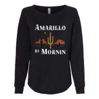 Amarillo By Morning Country Music Western Womens California Wash Sweatshirt