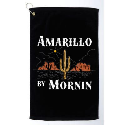 Amarillo By Morning Country Music Western Platinum Collection Golf Towel