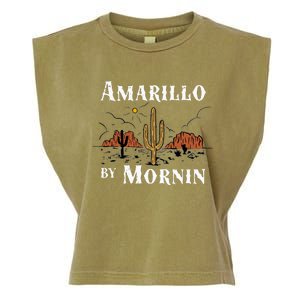 Amarillo By Morning Country Music Western Garment-Dyed Women's Muscle Tee