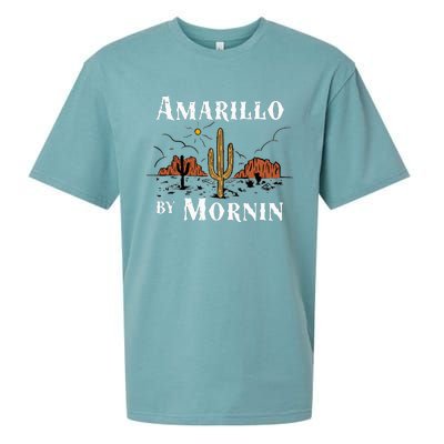 Amarillo By Morning Country Music Western Sueded Cloud Jersey T-Shirt