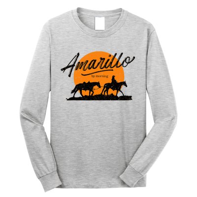 Amarillo By Morning, Country Music, Western Long Sleeve Shirt