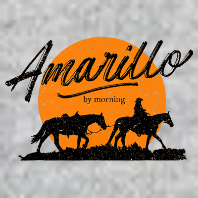 Amarillo By Morning, Country Music, Western T-Shirt