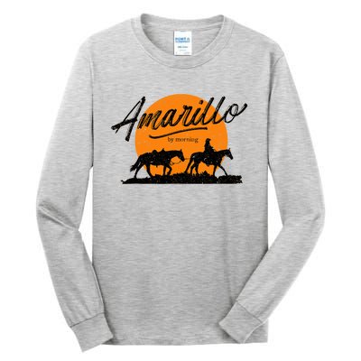 Amarillo By Morning, Country Music, Western Tall Long Sleeve T-Shirt