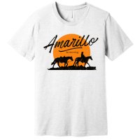 Amarillo By Morning, Country Music, Western Premium T-Shirt