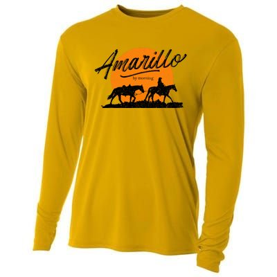 Amarillo By Morning, Country Music, Western Cooling Performance Long Sleeve Crew