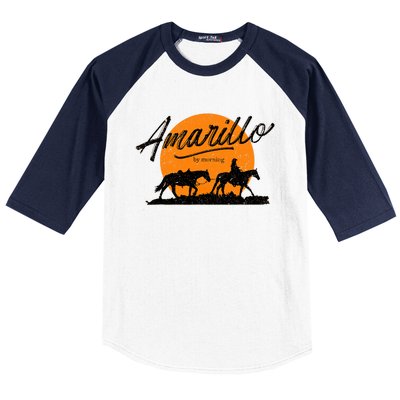 Amarillo By Morning, Country Music, Western Baseball Sleeve Shirt