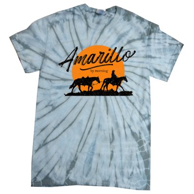 Amarillo By Morning, Country Music, Western Tie-Dye T-Shirt