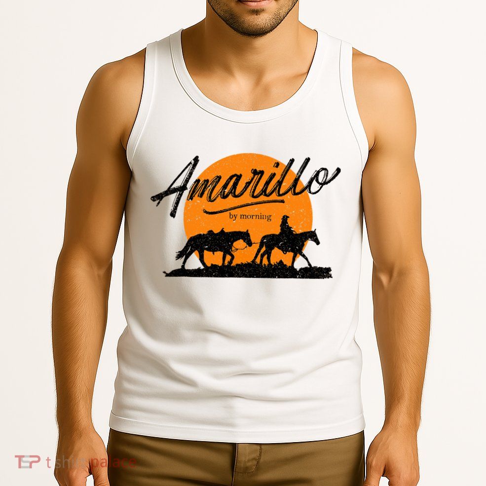 Amarillo By Morning, Country Music, Western Tank Top
