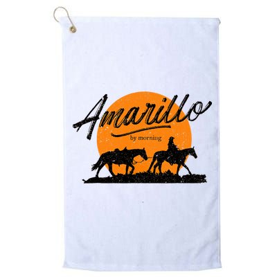 Amarillo By Morning, Country Music, Western Golf Towel