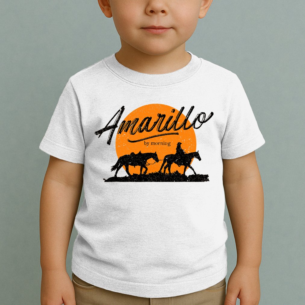 Amarillo By Morning, Country Music, Western Toddler T-Shirt