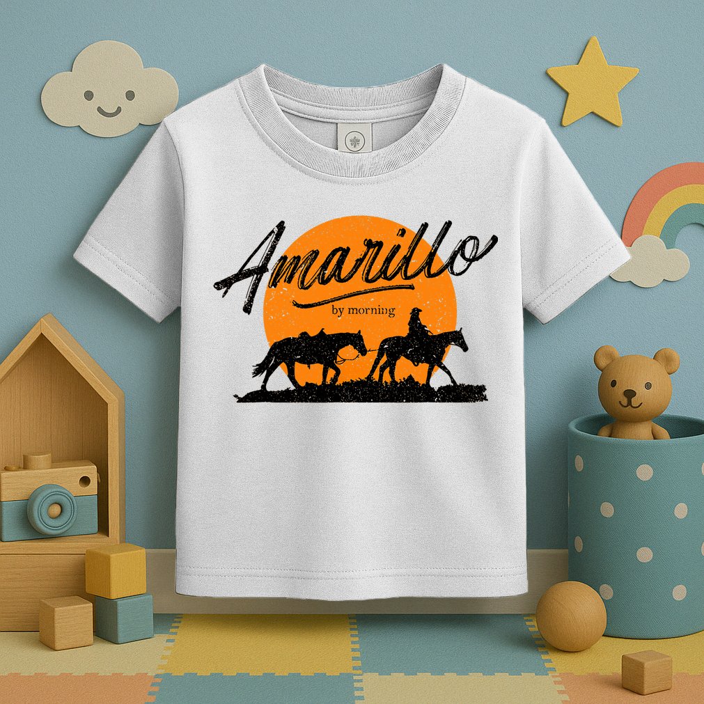 Amarillo By Morning, Country Music, Western Toddler T-Shirt