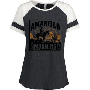 Amarillo By Morning Enza Ladies Jersey Colorblock Tee