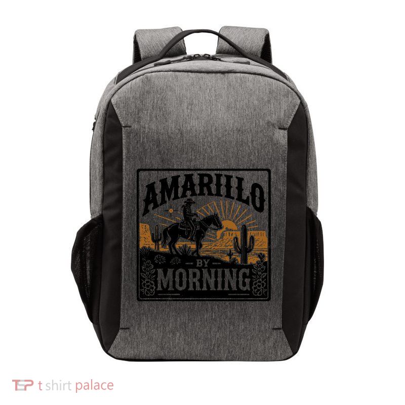 Amarillo By Morning Vector Backpack