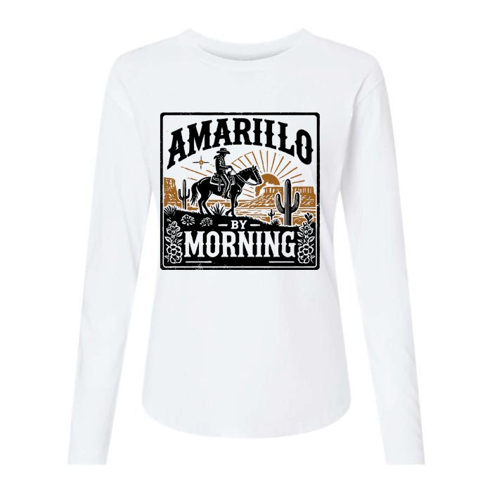 Amarillo By Morning Womens Cotton Relaxed Long Sleeve T-Shirt