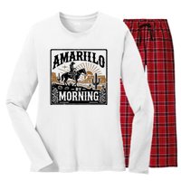 Amarillo By Morning Women's Long Sleeve Flannel Pajama Set 