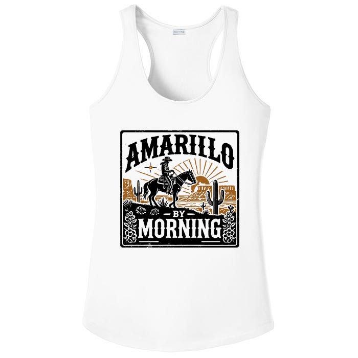 Amarillo By Morning Ladies PosiCharge Competitor Racerback Tank