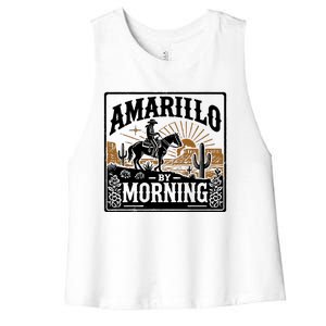 Amarillo By Morning Women's Racerback Cropped Tank