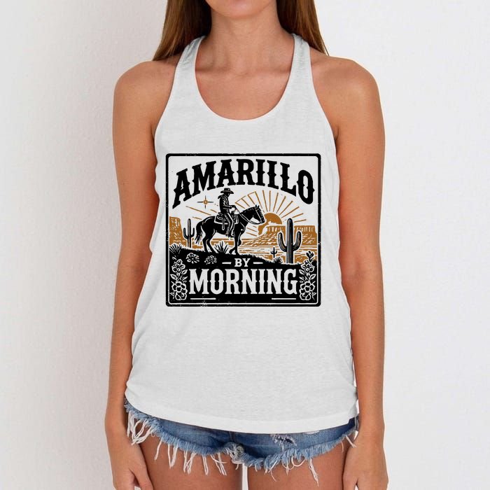 Amarillo By Morning Women's Knotted Racerback Tank