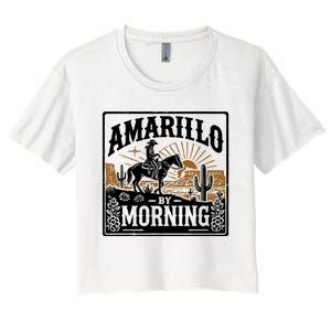 Amarillo By Morning Women's Crop Top Tee