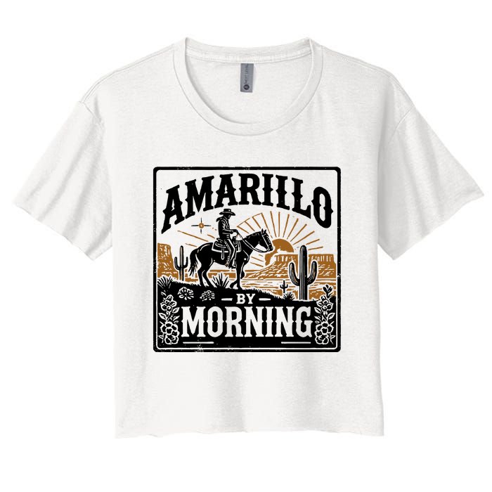 Amarillo By Morning Women's Crop Top Tee